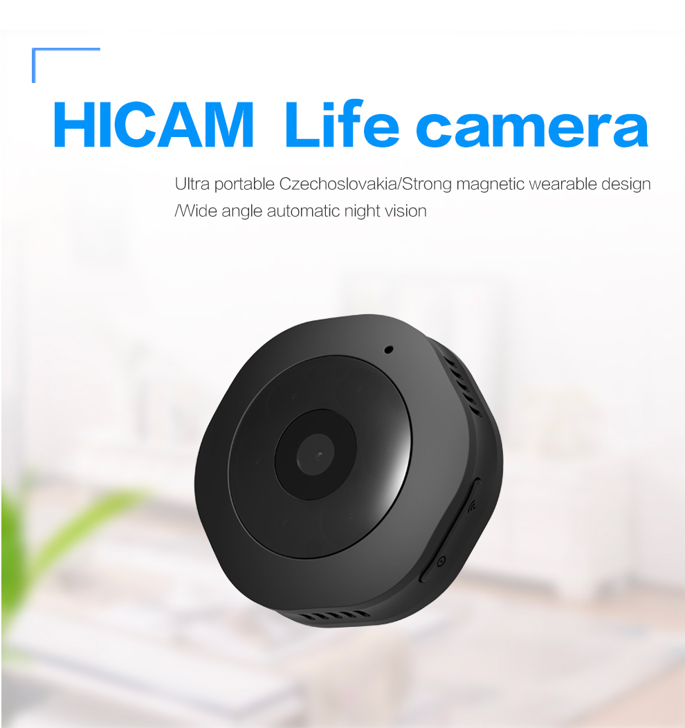 Mini Wifi Camera H6 Portable Magnetic Handheld Wireless HD night vision